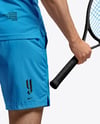 Man Wearing Tennis Uniform Mockup