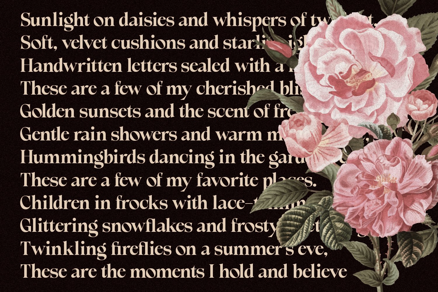 VORCE DISPLAY - A Serif Font
