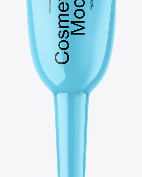 Glossy Cosmetic Tube Mockup