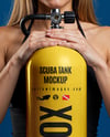 Woman with Scuba Diving Tank Mockup