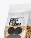 Transparent Package with Buckwheat Mockup
