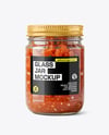 Jar with Tomato Bruschetta Mockup