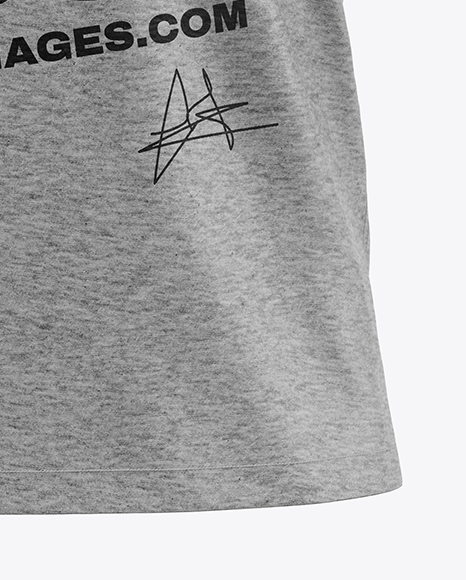 Kids Heather T-Shirt Mockup - Front View
