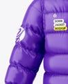 Glossy Down Jacket Mockup