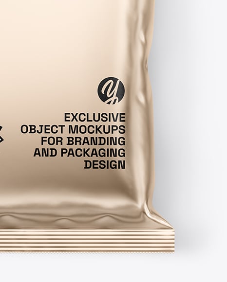 Matte Metallic Package Mockup