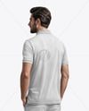 Man in a Polo Shirt and Pants Mockup