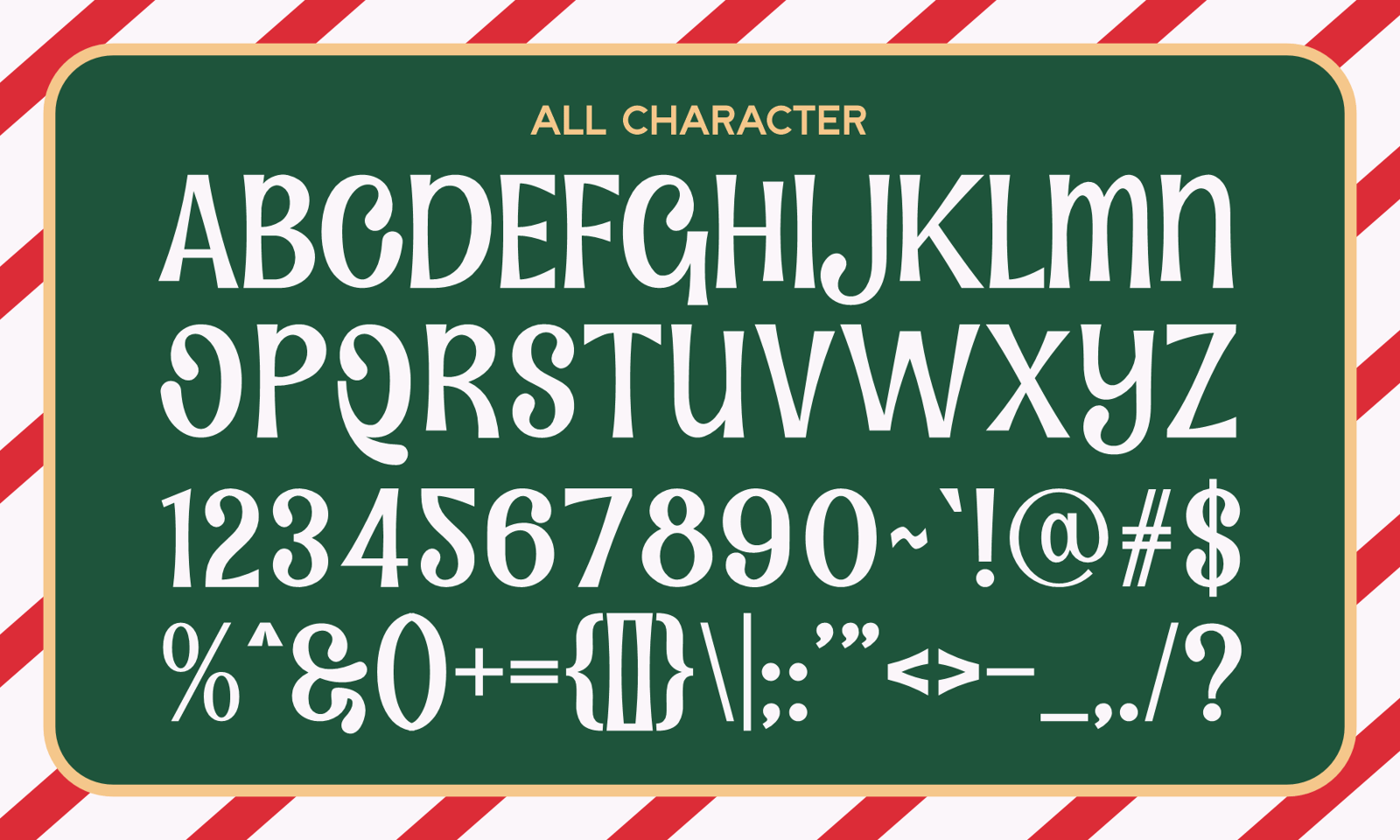 Crilas – Christmas Display Font