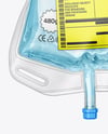 Clear Plastic Infusion Bag Mockup