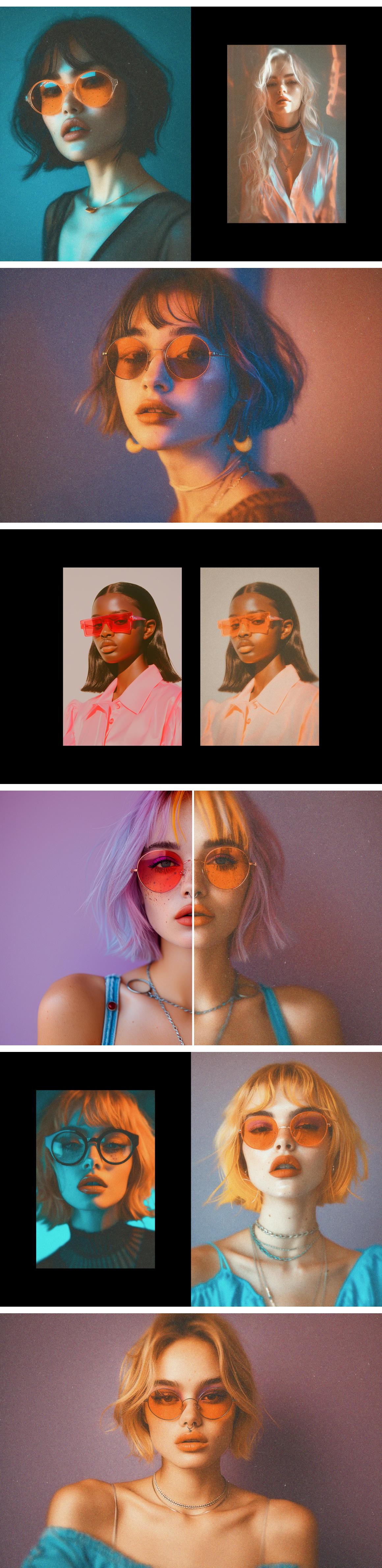 Speckled Cinematic Photo Effect