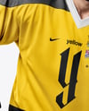 Man Wearing Full Ice Hockey Kit Mockup