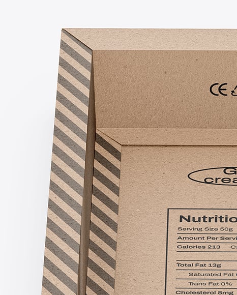 Kraft Paper Box in Sleeve Mockup