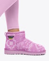 Pair of UGG Boots on Woman's Legs with Leggings Mockup
