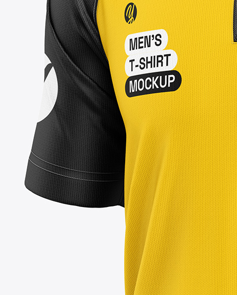 T-Shirt Mockup - Half Side View