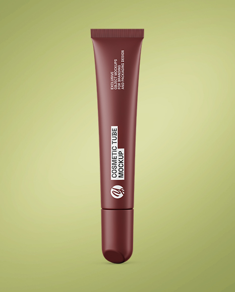 Matte Cosmetic Tube Mockup