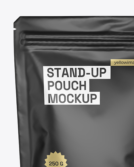 Matte Stand-up Pouch Mockup