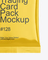 Glossy Trading Card Pack Mockup