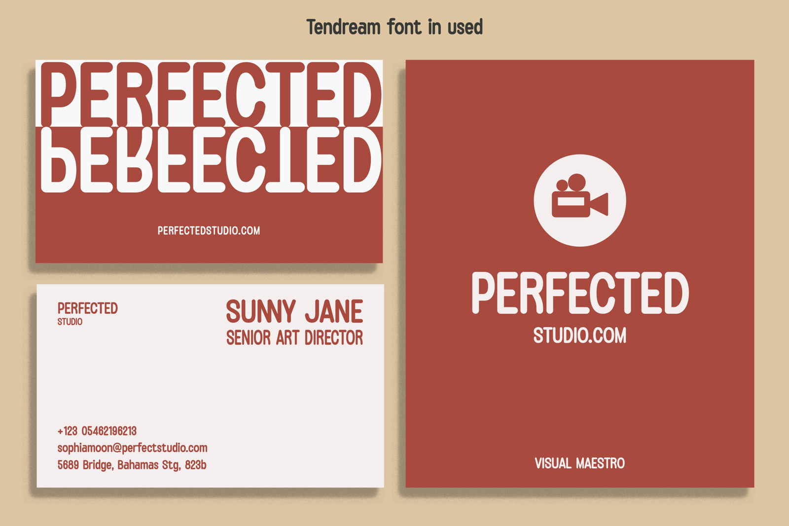 Tendream - Rounded Display Font