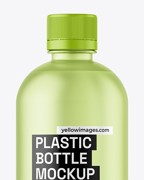 Frosted Cosmetic Bottle Mockup
