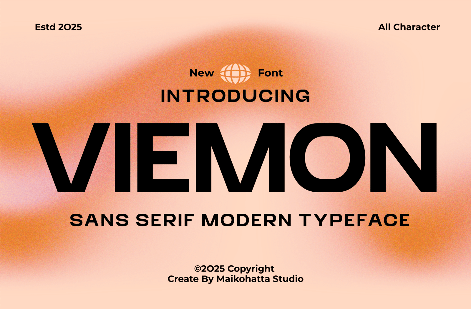 Viemon – Modern Sans Serif Typeface
