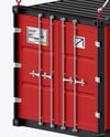 Hanging Shipping Container Mockup