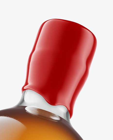 Glass Whisky Bottle Mockup