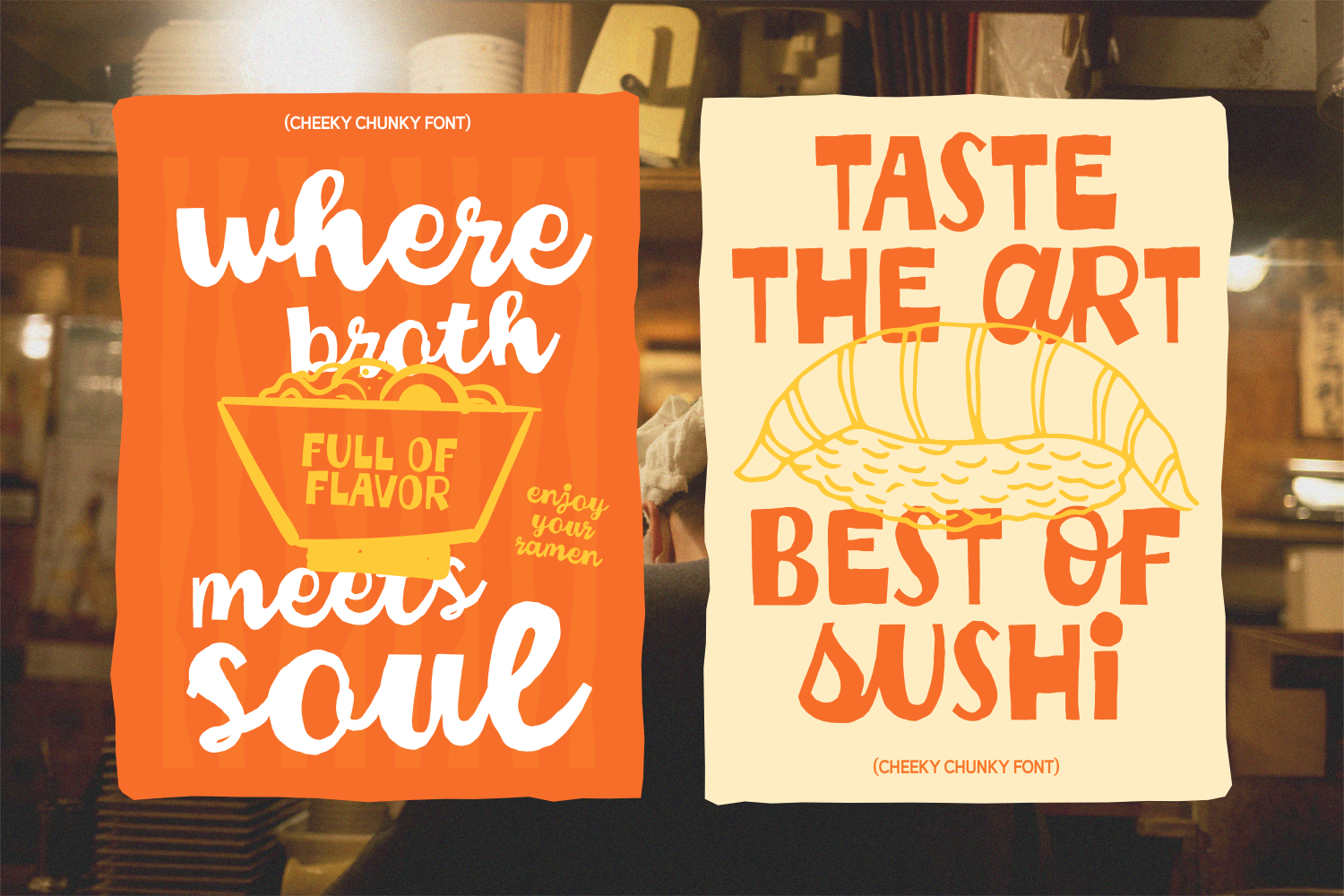 Cheeky Chunky - Sans Vibe Script Font