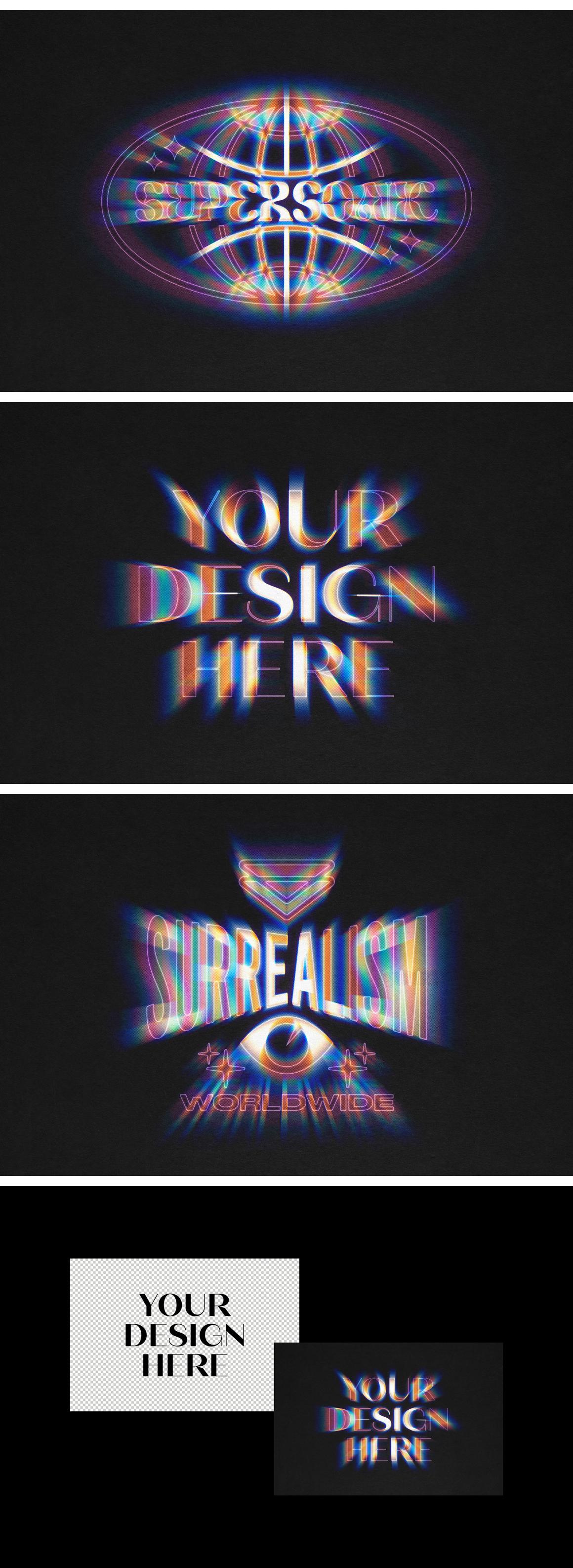 Trippy Glow Text &amp; Logo Effect