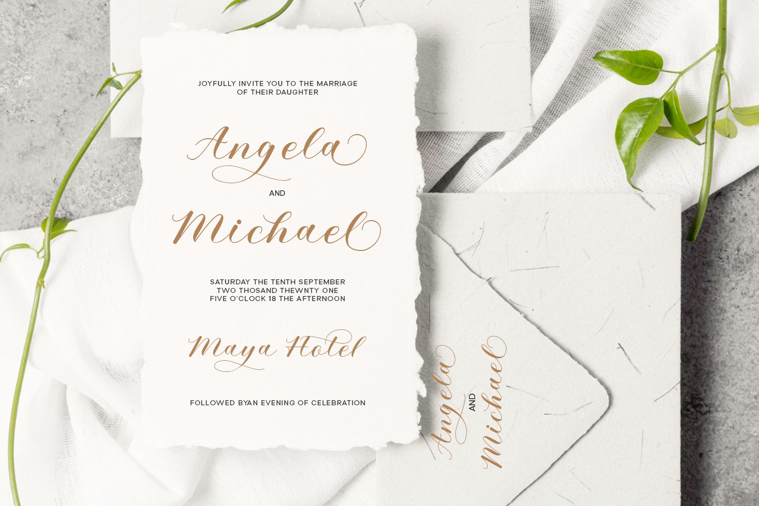 Alyusa - a modern calligraphy script