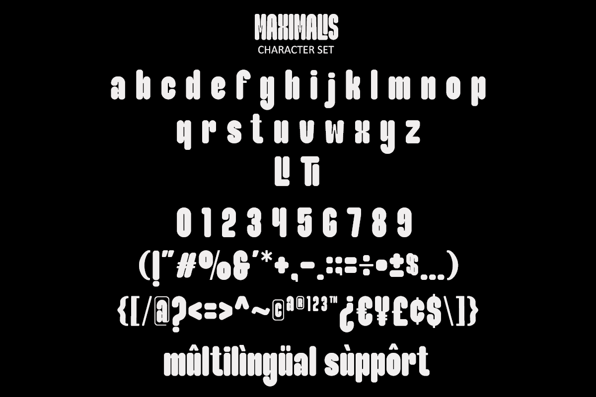 Maximalis Font