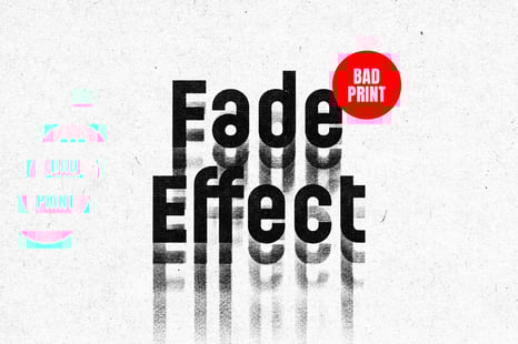 Bad Print Text Effect - Add-Ons