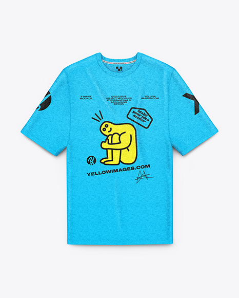 Heather T-Shirt Mockup