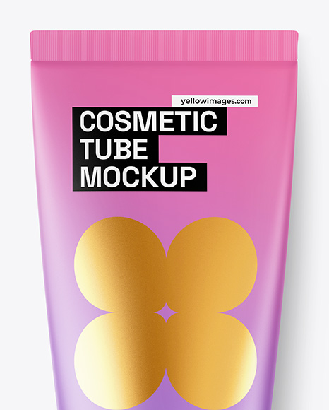 Matte Cosmetic Tube Mockup
