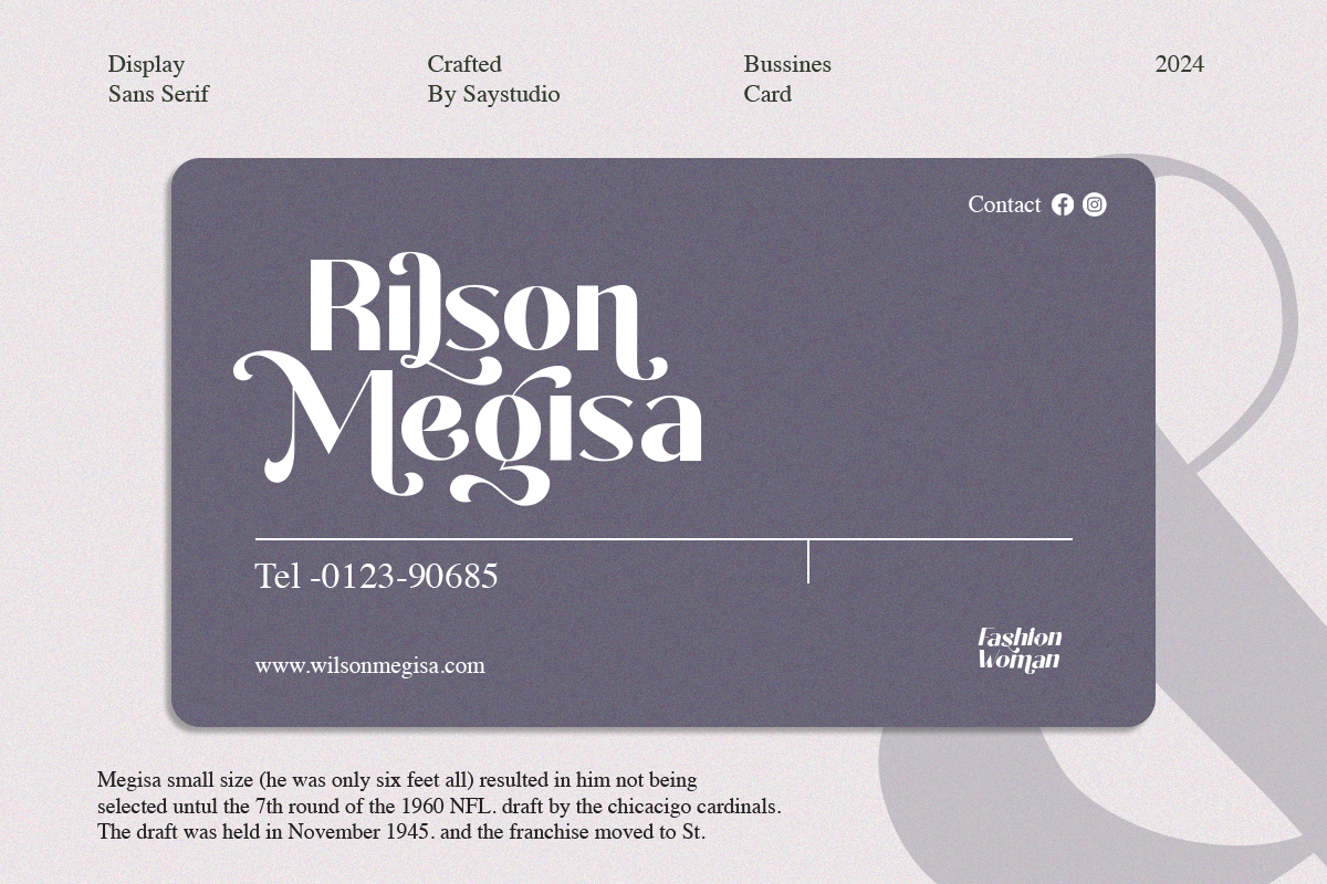 After Rain - Luxury Sans Font