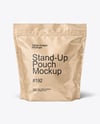 Kraft Stand-up Pouch Mockup