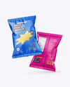 Matte Snack Bags Mockup