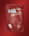 Matte Sachet Mockup