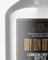 Glass Dry Gin Bottle Mockup