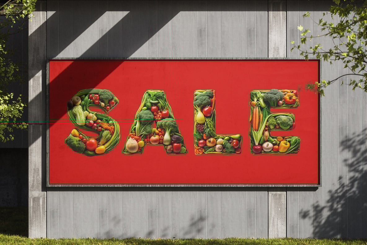 Vegetables Font