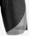 Heather Shorts Mockup - Back View