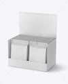 Display Box with Matte Snacks Mockup