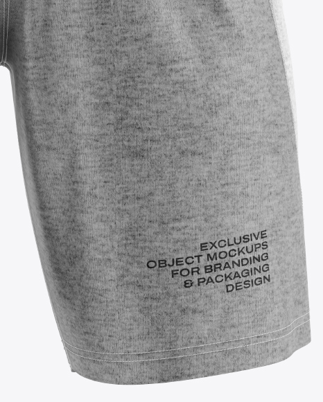 Heather Shorts Mockup - Front View