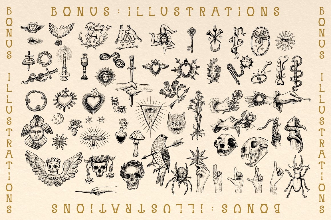 MYSTIQ mysterious display font
