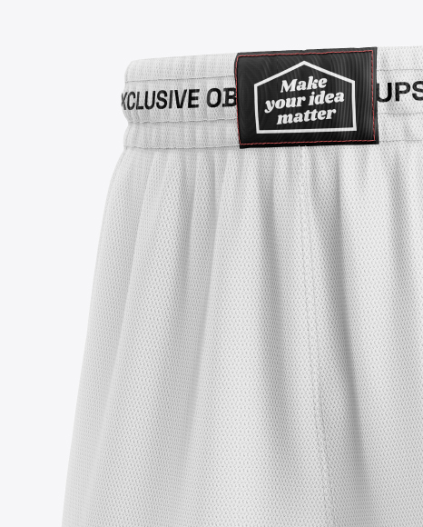 Basketball Shorts Mockup - Half Side View