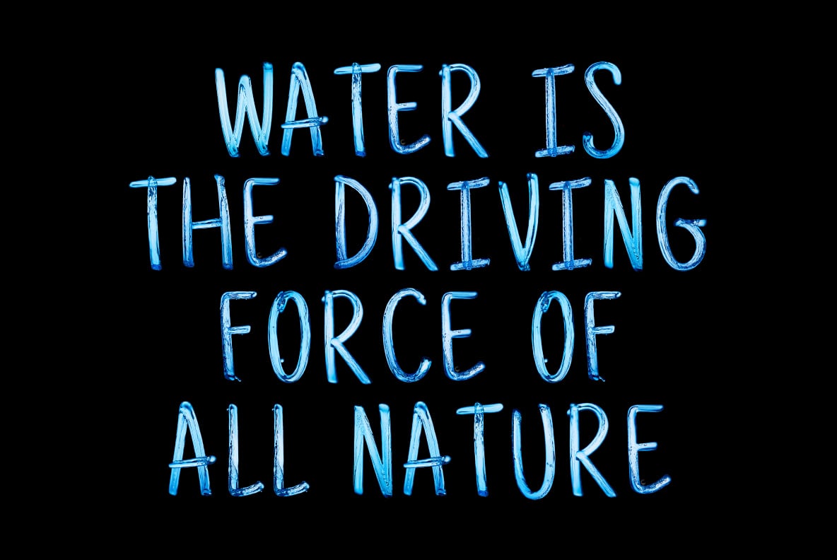 Light Water Font