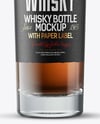 Tall Whiskey Bottle Mockup