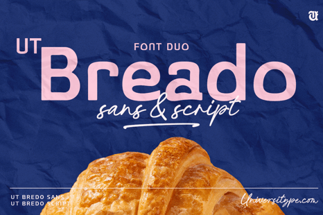 UT Breado Font Duo - Food font