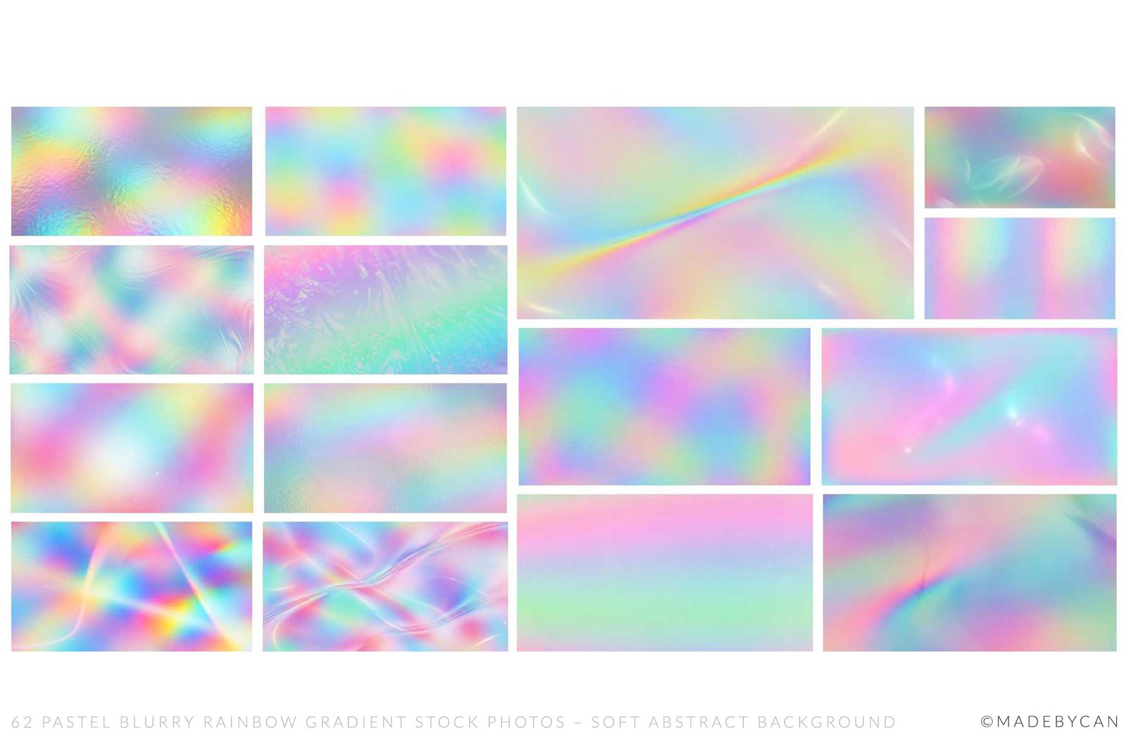 62 Pastel Blurry Rainbow Gradient Stock Photos – Soft Abstract Background