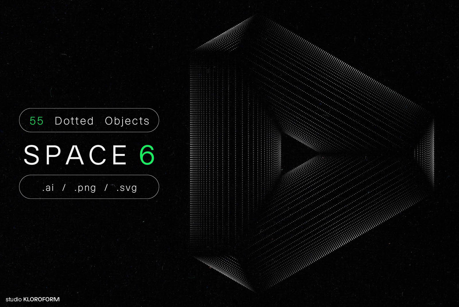 SPACE 6 - 55 dotted objects