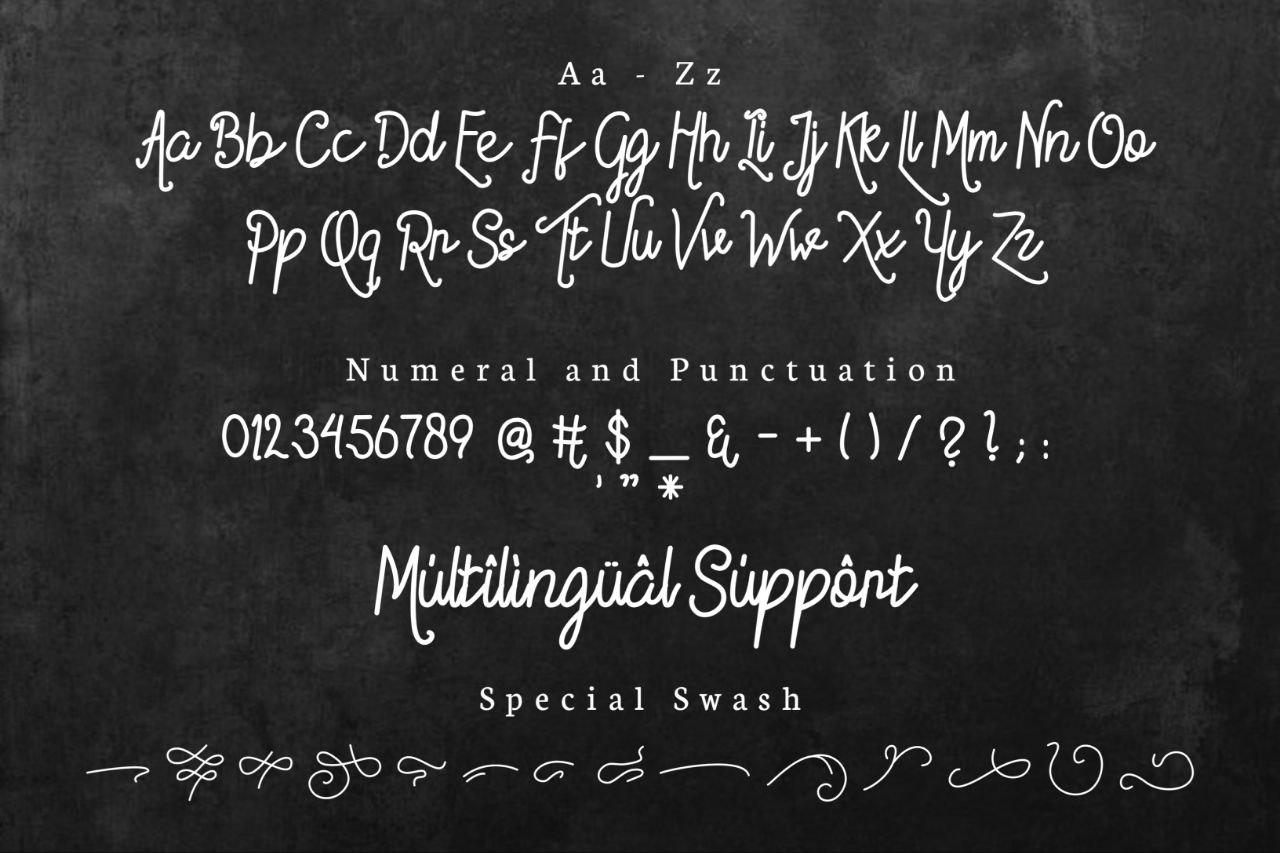 Latsabine - Handwritten font