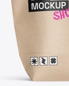 Kraft Paper Shopping Bag Mockup